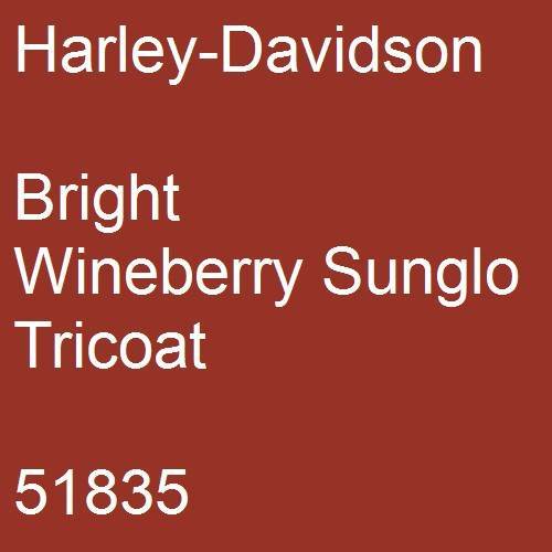 Harley-Davidson, Bright Wineberry Sunglo Tricoat, 51835.